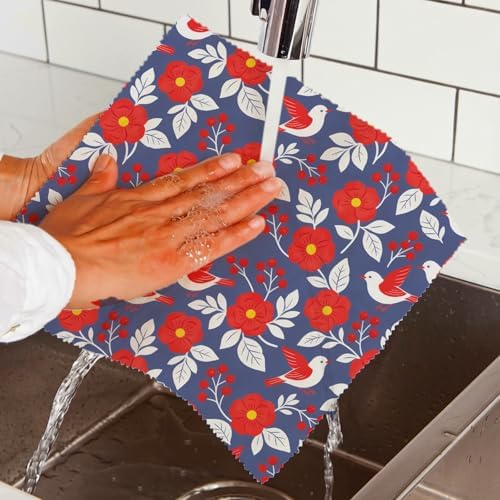 Reusable Beeswax Wrap, Birds Bears Turtles Wraps, 9 Pack Eco-Friendly Wraps For Food, Organic, Sustainable, Zero Waste, Plastic-Free Food Storage, 1XL, 3M, 5S - Image 6