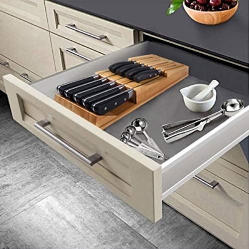 NIUXX Bamboo In-Drawer Knife Block Set for 9 Knives(Not Included) - Image 5