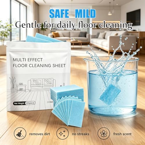 Multi-effect Floor Clean Tablets(Purple, 100Pcs) - Image 4