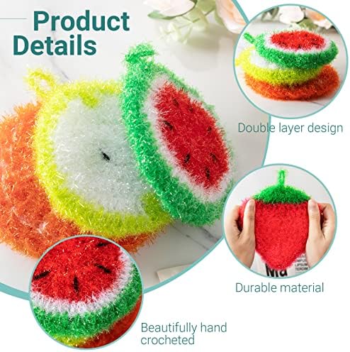 Kenning 16 Pcs Dish Scrubber Non Scratch Dish Washing Scrubbers - Image 3