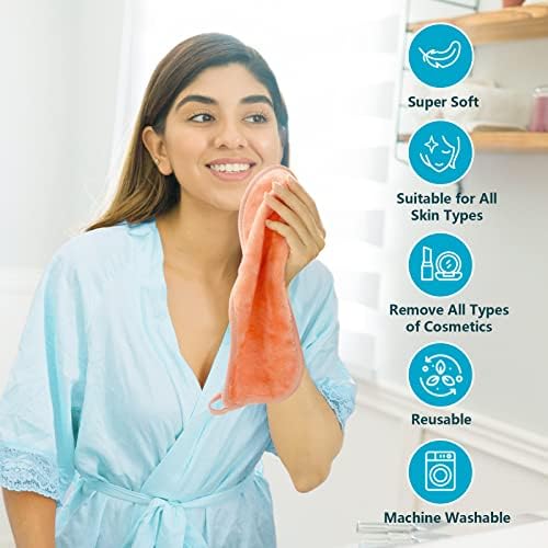 Orighty Makeup Remover Cloths 6 Packs, 12 x 6 Inch 6 Colors - Image 2
