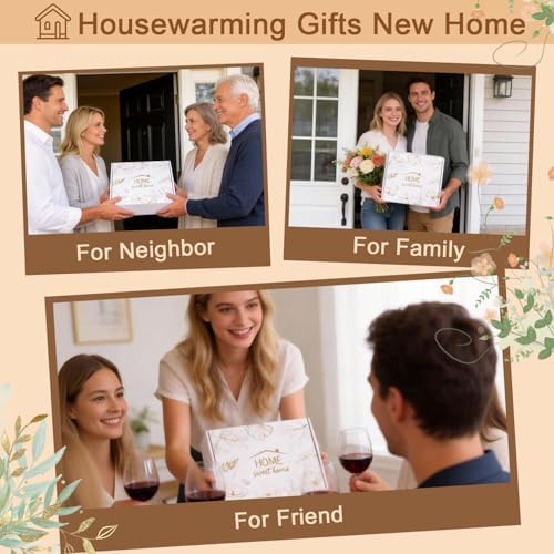 House Warming Gifts New Home, 19pcs New Home Gift Basket For Homeowners, Couple Women Neighbor - Includes Decoration, Kitchenware, Towel, Greeting Card, First Time Home Buyer Gift, Housewarming Gifts - Image 6