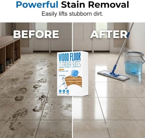 30-Pieces Multi-Effect Floor Cleaning Sheets, 2026 New Floor Cleaning Tablets Sheets, Portable Multi-effect Soluble Floor Cleaner Sheet, for Mopping for Laminate Floors, Wall (White, 30PCS) - Image 5