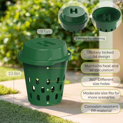 4-Pack Inground Worm Compost Bin, Worm Composter for Beginners,8L - Image 2