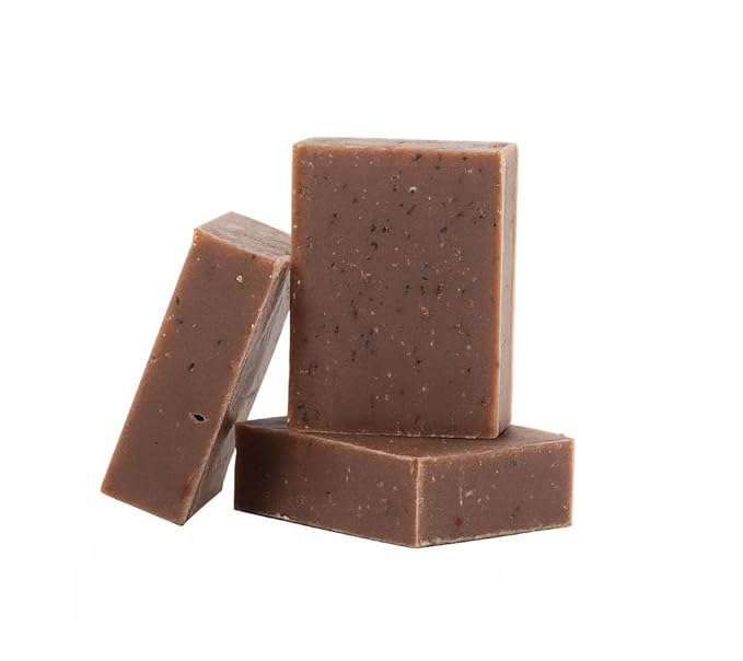 3 Pk Vanilla Oatmeal Organic Soap Bars, Handmade in USA, Natural & Cruelty Free (3 Pack, Vanilla oatmeal)