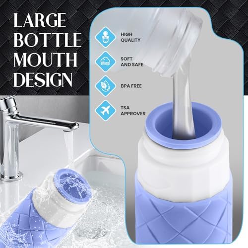 Silevoler Travel Bottles for Toiletries, TSA-Approved Travel Size Container - Image 6
