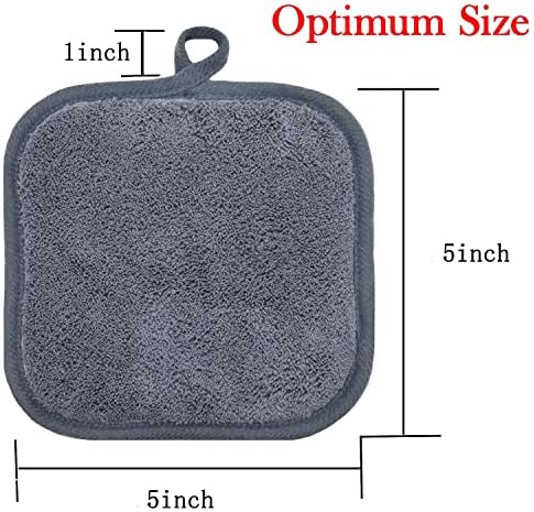 Makeup Remover Cloths Face Pads Reusable Microfiber Facial Cleansing Cloths - Image 5