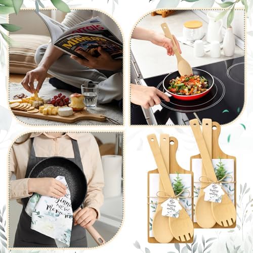 Geelin 93 Pcs Housewarming Gift Set, Rectangle Cutting Board Towels - Image 7