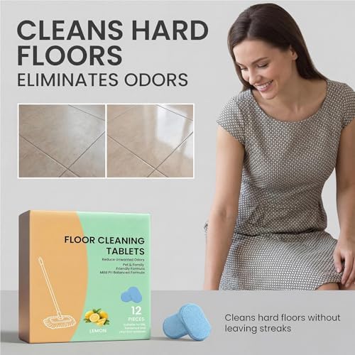 Floor Cleaning Tablets 12 Pieces Fragrance Stain Remover Tabs - Image 4
