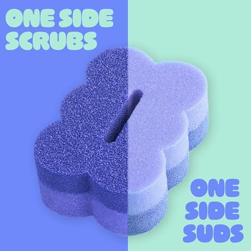 Brite by Scotch-Brite Scrub & Wipe with Drain + Dry Stand, Kitchen Sponge for Washing Dishes, 1 Scrub Sponge - Image 3