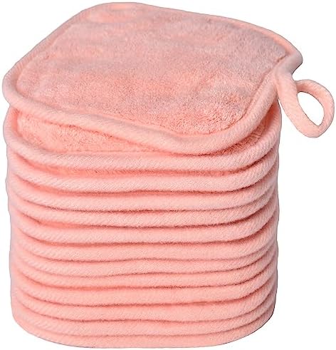 Makeup Remover Cloths Face Pads Reusable Microfiber Facial Cleansing Cloths by BloomSesame