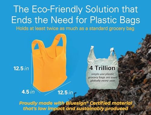 Reusable Grocery Bags, Foldable Shopping Bags in Pod, 10 Pack - Image 4