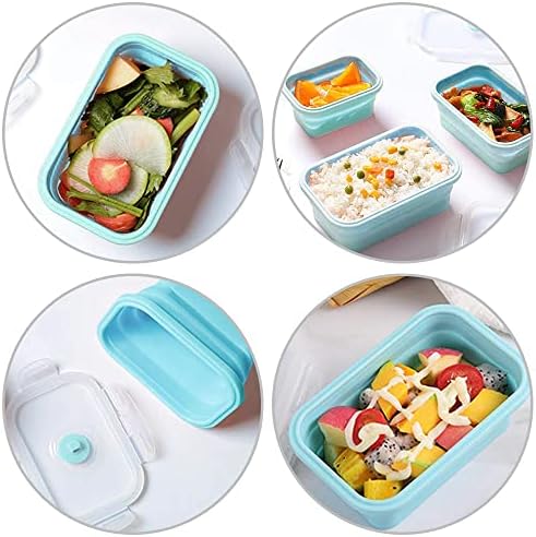 Alimat PluS 3 Pack 27oz Silicone Collapsible Storage Containers, Blue - Image 6