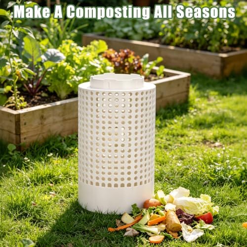 Cutbar Underground Worm Farm, Garden Mini Vermicomposting Bin for Home Garden, Vegetable Patch, Easy Setup, Fast Composting | Eco-Friendly Solution for Urban Gardeners (11.8X6.29X6.29IN) - Image 4