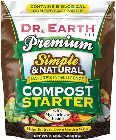 Fertilizer DR. Earth Premium Compost Starter with MYCCORHIZAE 1-1-1 3lb by Unknown