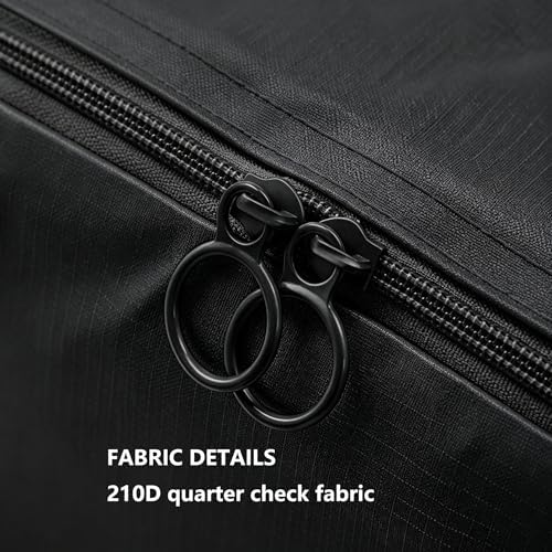 6 Set Packing Cubes, Luggage Packing Organizers for Travel Accessories, Carry on Suitcase Organizer Bags, Travel Essentials Luggage Accessories for Cruise Ship (Black) - Image 7