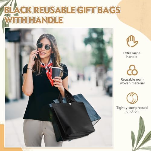Paterr 100 Pcs Reusable Shopping Bags Bulk - Image 2