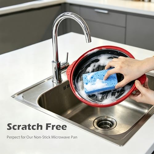 Cellulose Kitchen Sponges for Dishes(6 Pack) - Image 7