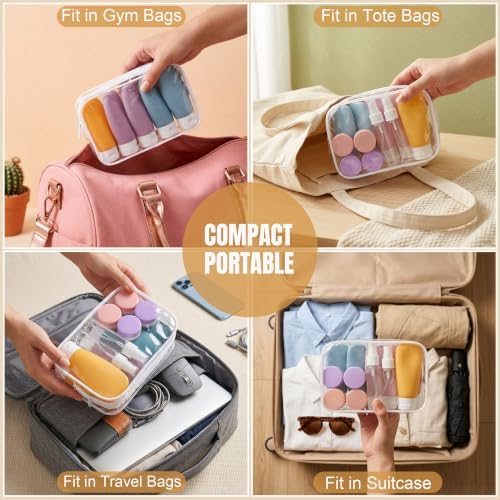 DEWSENSI 20 Pack Travel Bottles Set for Toiletries - Image 6