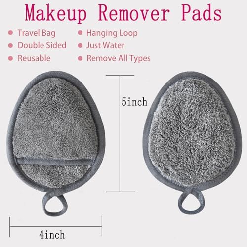Reusable Makeup Remover Pads Washable Facial Makeup Cleansing Cloths - Image 2