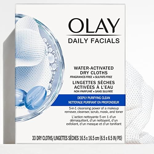 Olay Daily Facial Cleansing Cloths for a Deeply Purifying Clean, Makeup Remover, 33 Count (Pack of 3) - Image 2