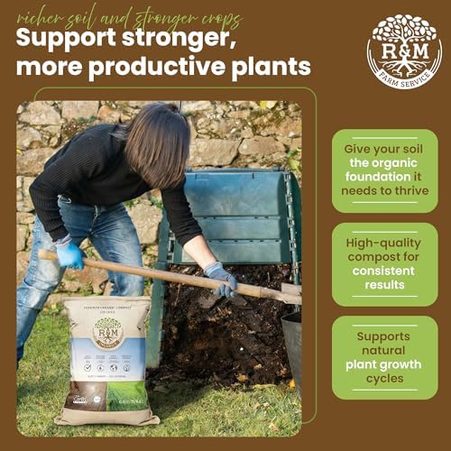 R&M Organics Compost Soil Amendment Fertilizer for Garden Plants & Lawns - Image 3