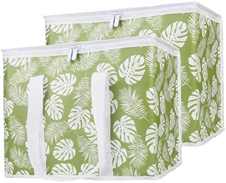 Bodaon 1-Pack Insulated Reusable Grocery Shopping Bags, X-Large Picnic Cooler Bag with Top Cold, Green-Leaf by Bodaon