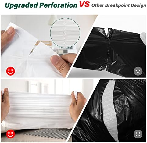 Inwaysin 4-6 Gallon Small Trash Bags Biodegradable 180 Counts, Ultra Thick & Strong 4 Gallon Trash Bag, Unscented Small Garbage Bags, Easy Tearing Waste Basket Liners for Bathroom, Bedroom, Office - Image 4