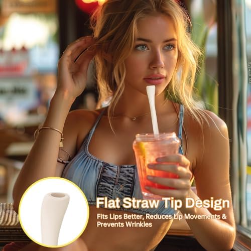 NiHome 6PCS Silicone Anti-Wrinkle Straws Fit for Stanley 40oz 30oz Tumblers - Image 7