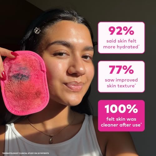 The Original MakeUp Eraser 7-Day Set, Erase All Makeup with Just Water, Including Waterproof Mascara, Eyeliner, Foundation, Lipstick, Sunscreen, and More! Soda Pop 7ct - Image 5