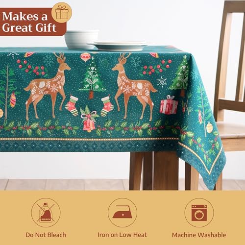 Maison d' Hermine Table Cloth Rectangle Table Reusable 100% Cotton 70"x90" - Image 5