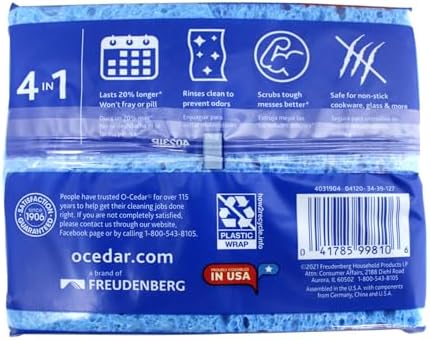 O-Cedar Multi-Use Scrunge Scrub Sponge (Pack - 18) - Image 2