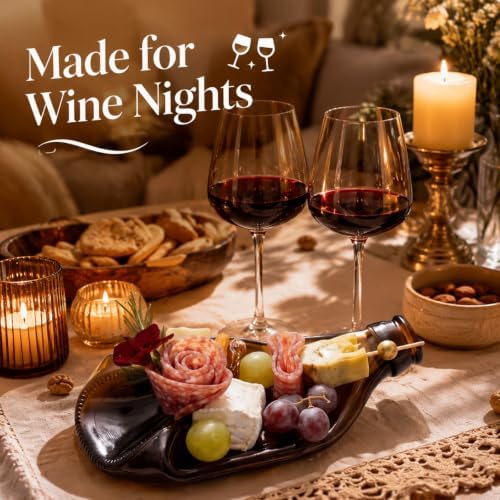 Bokon 1 Wine Gifts Melted Serving Tray, Brown, Beer Bottle - Image 4