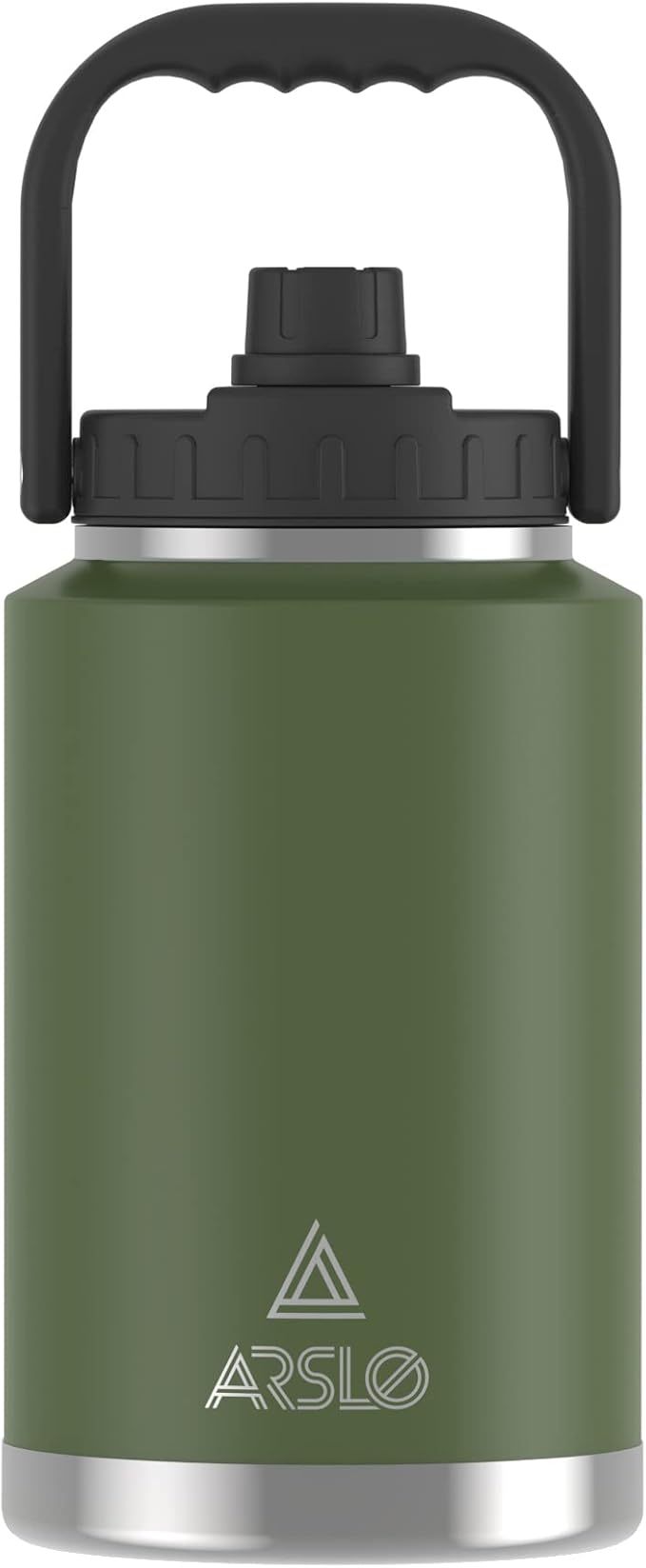 large Insulated Water Jug With Handle, One Gallon Insulated Water Bottle, 1 Gallon Stainless Steel Water Jug