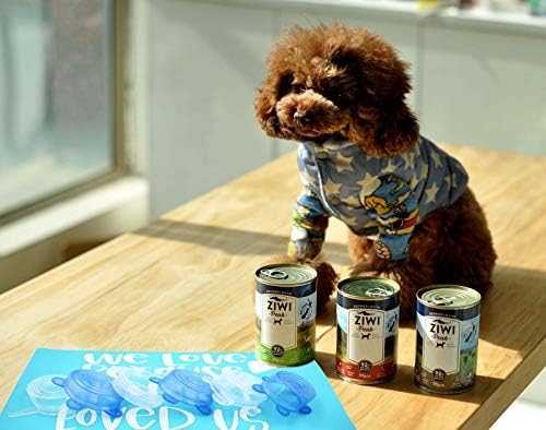 COMTIM Pet Food Can Lids, Silicone Stretch Can Lids Covers for Dog Cat Food, Reusable Expandable Universal Size Fit Most Cans and Jars, 6 Pack - Image 3
