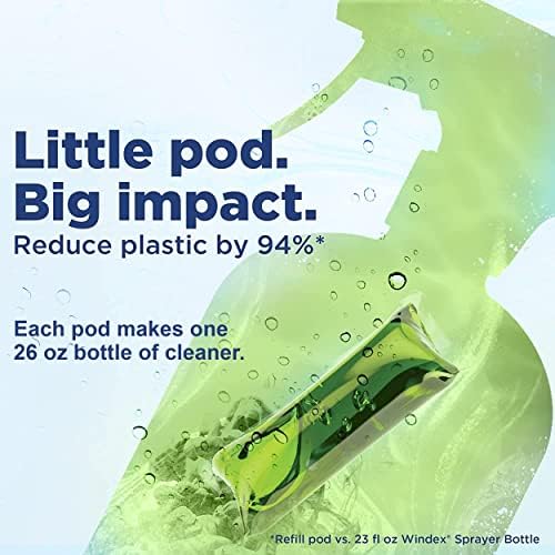 Windex Dissolve Concentrated Pods, Multisurface Cleaner, 3 Concentrated Dissolvable Refill Pods - Image 2