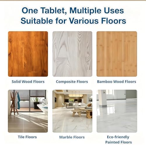 2026 New Multiple Effect The Floor Clean, Floor Cleaning Tablets, Multi Effect Floor Cleaner, Concentrated Cleaner for Hardwood, Tile, Laminate & More (Pink, 100 Pcs) - Image 5
