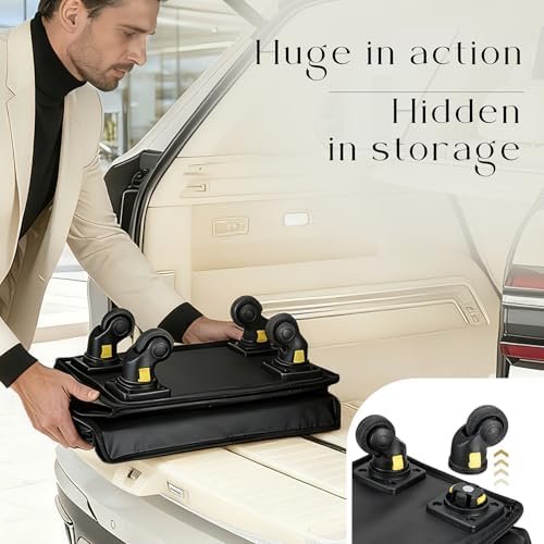 PASMAN Reusable Foldable Rolling Grocery Bag on 4 Wheels,Small,Matte-Blue - Image 6