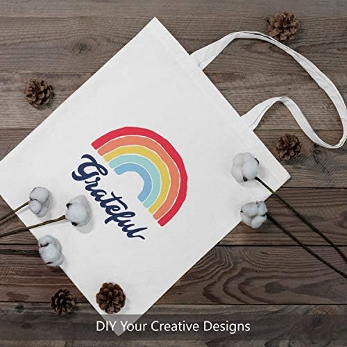 TOPDesign 24-Pack Economical 16"x15" White Cotton Tote Bag, Lightweight Medium Reusable Grocery Shopping Cloth Bags, Suitable for DIY, Advertising, Promotion, Gift, Activity - Image 3