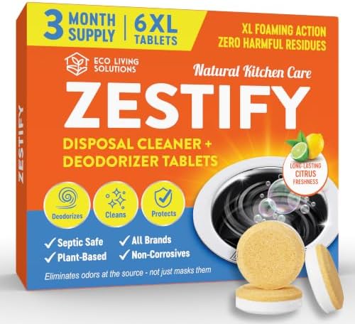 ECO LIVING SOLUTIONS-Garbage Disposal Cleaner & Deodorizer 3 Months Supply by ECO+LIVING+SOLUTIONS