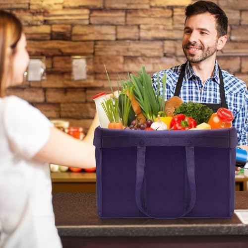 Reusable Grocery Shopping Bags 10 Pack Large Foldable Tote Bags Bulk - Image 3