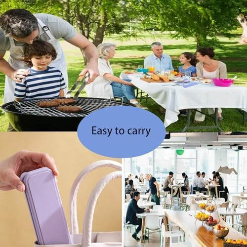 4‑Pack Travel Wheat Straw Utensils, BPA Free Fork Spoon Knife Storage Case - Image 6