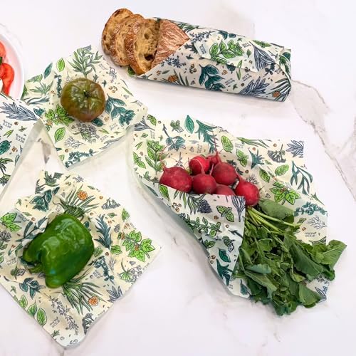 Bee's Wrap Beeswax Bread Wrap - Herb Garden - Image 6