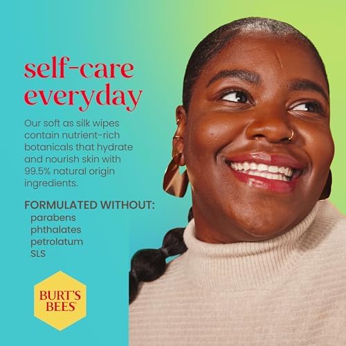 Face Wipes, Burt's Bees Facial Cleansing, Makeup Remover Towelettes, 3 in 1 Hydrating Micellar Cleanser with Coconut & Lotus Water, (Packaging May Vary), 30 Count (Pack of 18) - Image 6