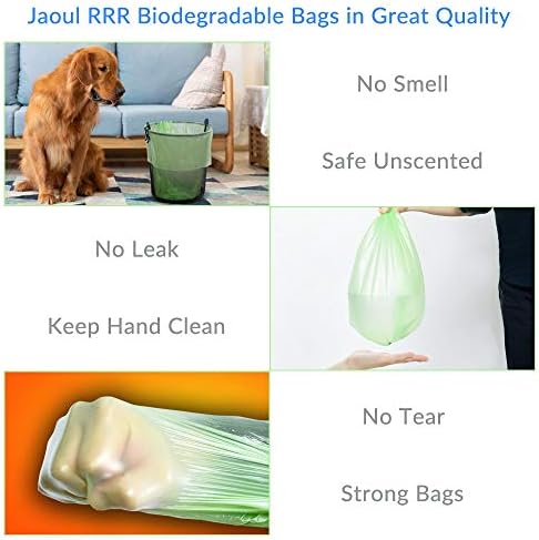 Jaoul Trash Bags 2.6 Gallon, Small Garbage Bags, Strong & Unscented Mini Trash Bags for Kitchen, Bathroom, Office, Restroom, Car, Green, 80 Counts - Image 4