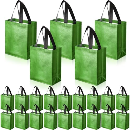 Eccliy 80 Pcs Reusable Gift Bags, Medium, Green by Eccliy