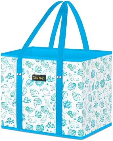 BALEINE 1PK Reusable Grocery Bags, Heavy Duty Shopping Tote Bag by BALEINE