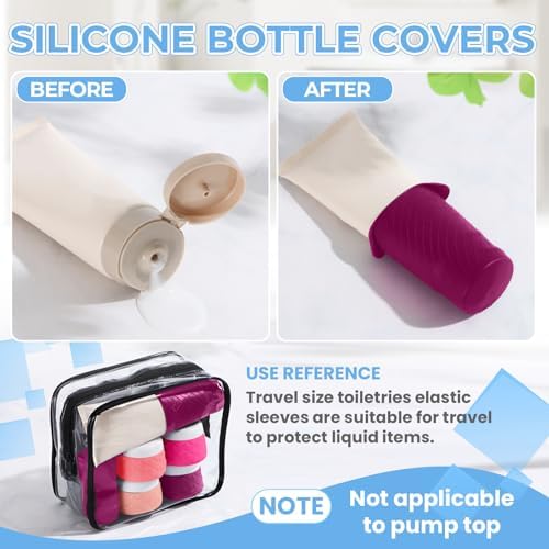 Silevoler 16Pack Travel Bottles for Toiletries, Bottles, Jars, and Covers - Image 6