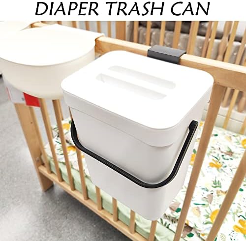 stonespace 1.3 Gal Kitchen Compost Bin, Hanging Trash Can for Cabinet Door - Image 6