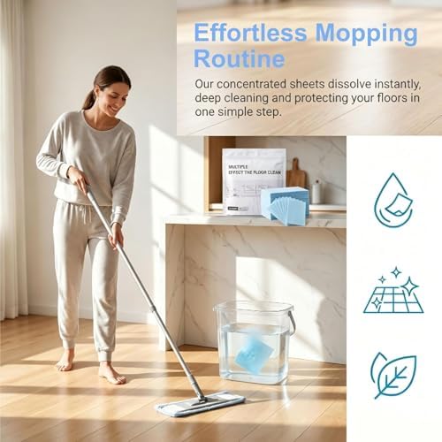 200 Floor Pods Concentrated Soluble Tablets Fresh Scent Wood Tile Glass - Image 4